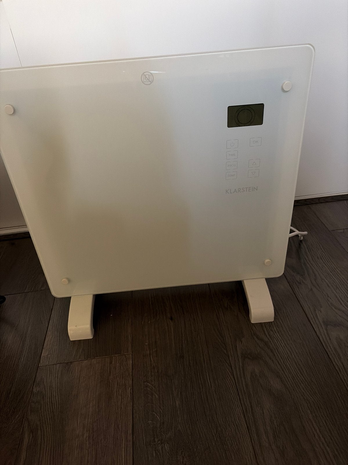 Klarstein Convectie Kachel - Wit, Zo goed als nieuw, Ophalen, 30 tot 80 cm, Kachel, Zo goed als nieuw