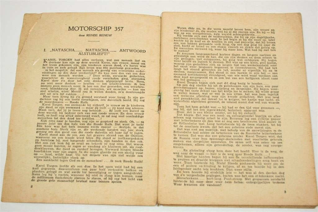 Motorschip 357 — Oorlogsverhaal op Zee — Zeldzaam 1941, Ophalen of Verzenden, Gelezen