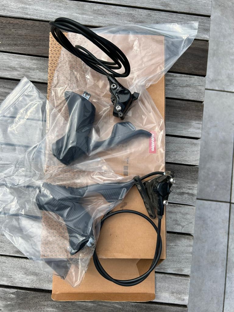 SRAM Rival Etap AXS rem / shifterset, Remmen, Gebruikt, Ophalen of Verzenden, Aluminium