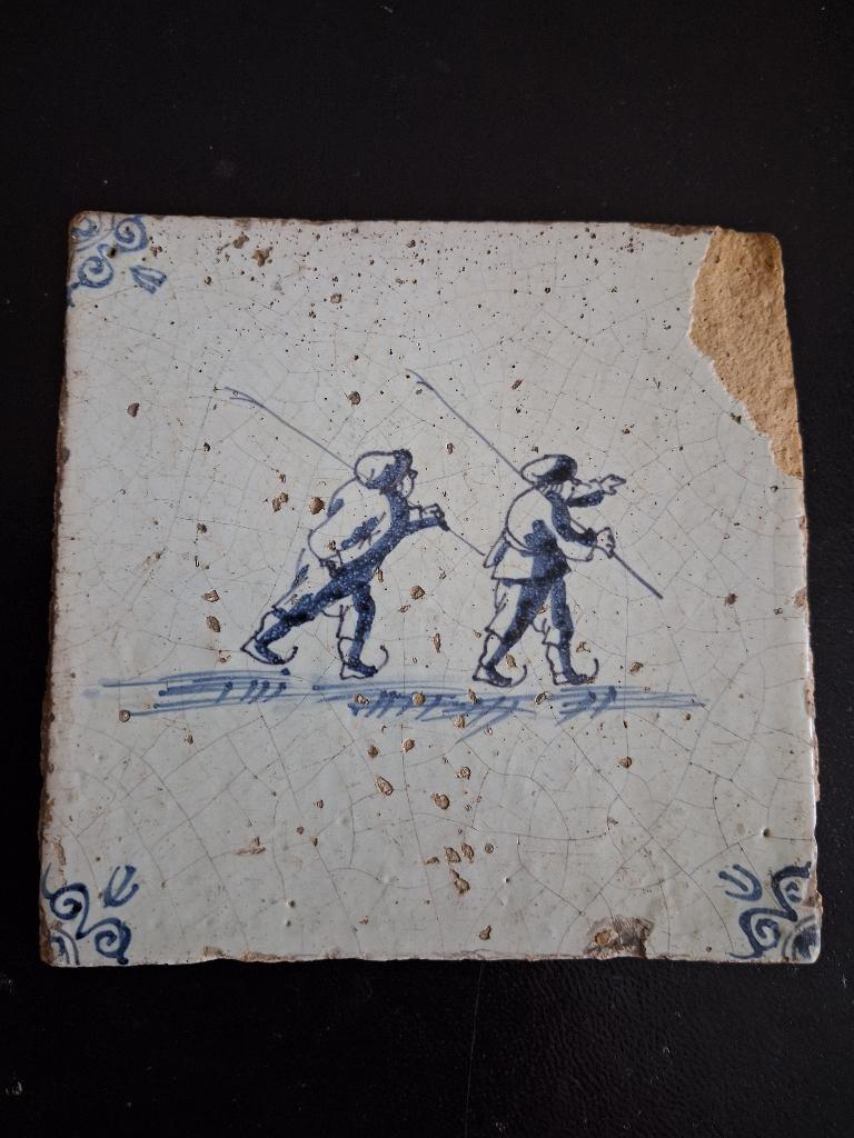 antieke tegel, Antiek en Kunst, Ophalen