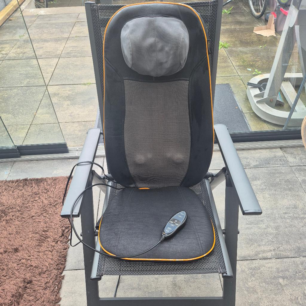 Kalmerende Medisana-massage voor nek en rug, Ophalen of Verzenden, Gebruikt, Massagestoel of Kussen