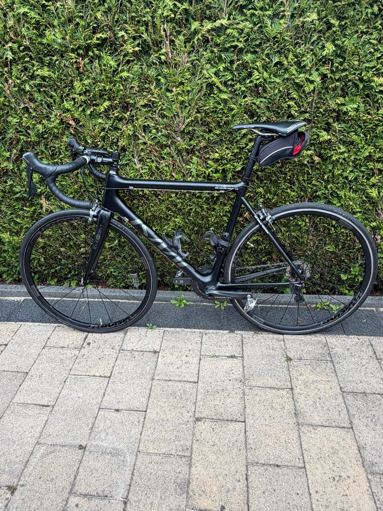 Isaac Element racefiets, Gebruikt, Velgrem, 15 tot 20 versnellingen, 53 tot 57 cm