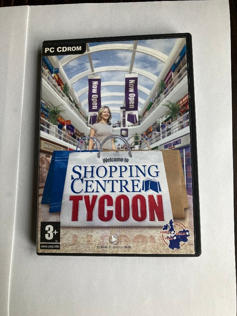 shopping centre tycoon pc game simulator center, Spelcomputers en Games, 1 speler, Ophalen of Verzenden, Zo goed als nieuw, Vanaf 3 jaar