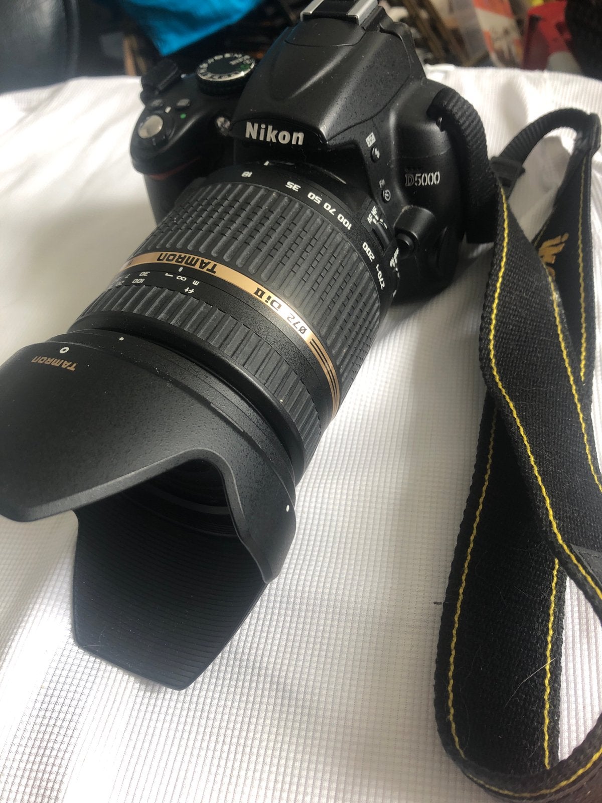 Nikon D5000 Spiegelreflexcamera met Tamron 18-270mm lens, Gebruikt, Spiegelreflex, Beeldstabilisatie, Ophalen of Verzenden