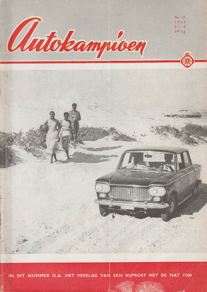 Fiat 1500 test in Autokampioen 1962, Gelezen, Ophalen of Verzenden, Autokampioen, Overige merken