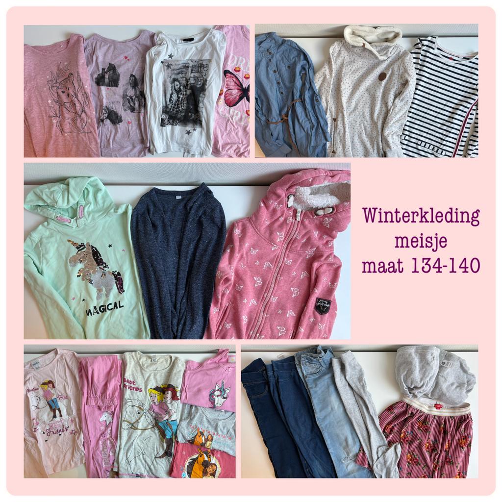 Winterkleding pakket meisje maat 134-140, Ophalen of Verzenden, Gebruikt, Maat 134
