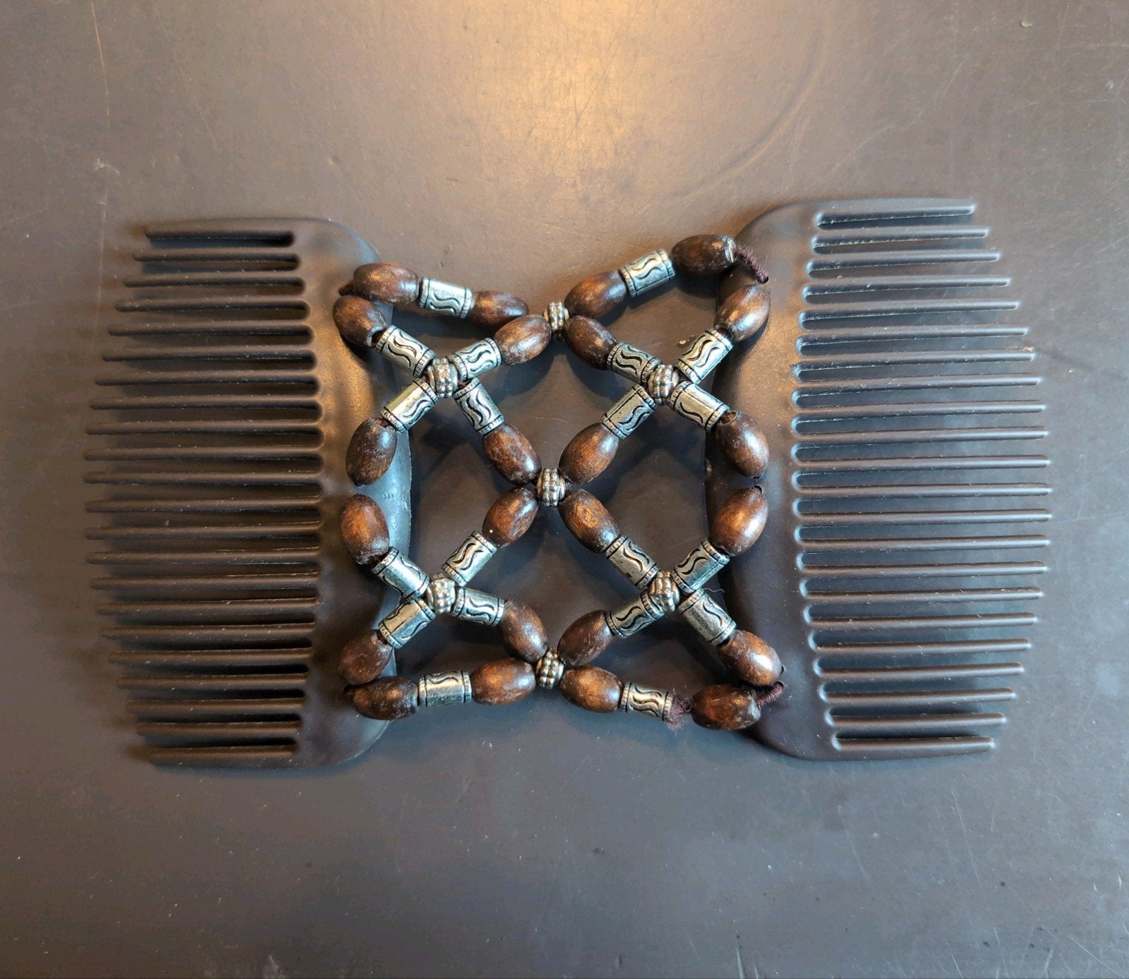 Haar schuif, elastiek, versiering paardenstaart of knot, Ophalen of Verzenden, Gebruikt, Haarspeld