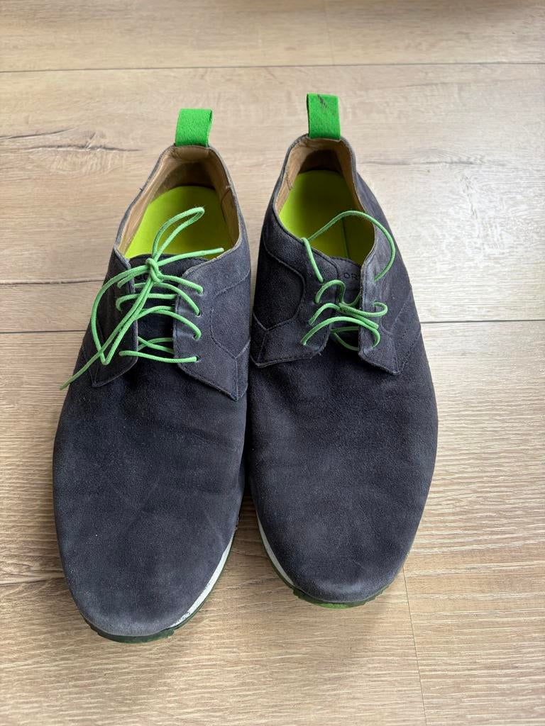 Rockport donkerblauwe veterschoen met groen details maat 43, Kleding | Heren, Schoenen, Blauw, Ophalen of Verzenden, Zo goed als nieuw