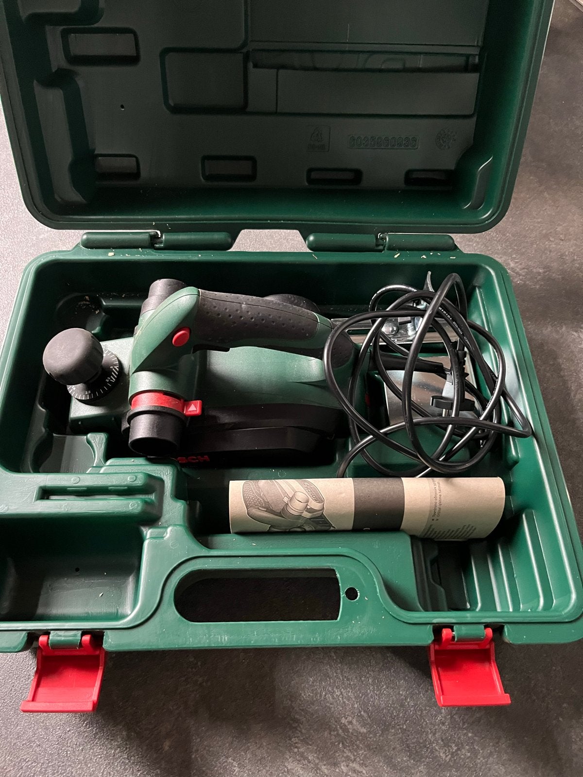 Bosch PHO 3100 elektrische schaafmachine in koffer, Ophalen, Gebruikt, Elektrisch