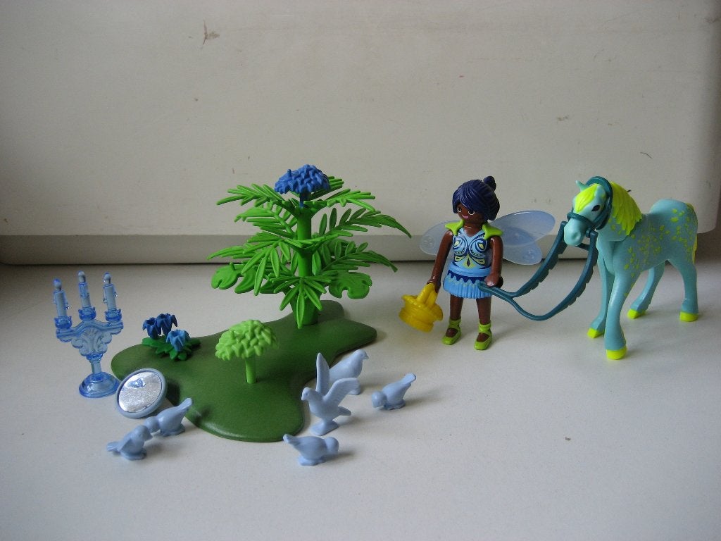 playmobil fairy met paard en vogels, Ophalen of Verzenden, Zo goed als nieuw