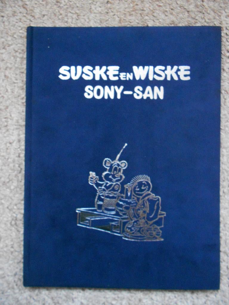 Suske en Wiske - Sony-San - fluwelen hardcover 1e druk 1986, Boeken, Willy Vandersteen, Eén stripboek, Nieuw, Ophalen of Verzenden