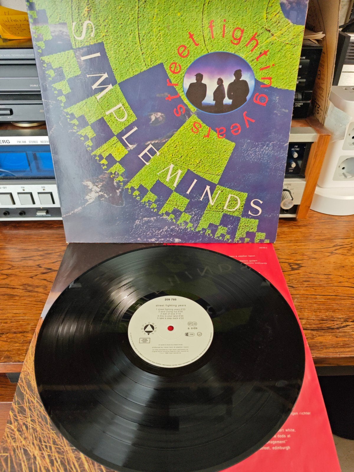 Simple Minds - Street Fighting Years LP (1989), Gebruikt, 1980 - 1989, Ophalen of Verzenden, 12 inch