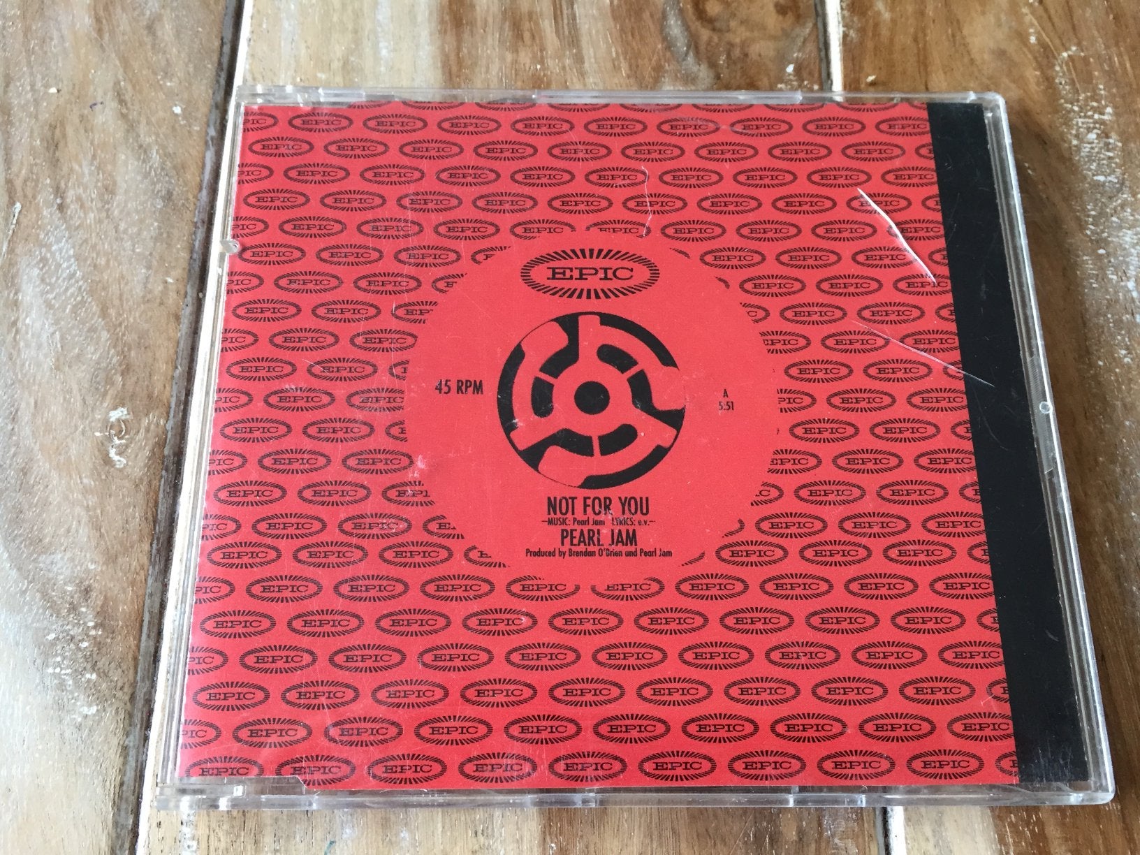 Pearl Jam - Not For You cd single, Ophalen of Verzenden, Single