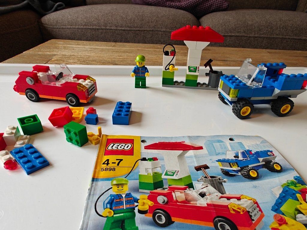 Lego set 5898 -  LEGO auto’s bouwset - 139 steentjes, Lego, Ophalen of Verzenden, Zo goed als nieuw, Compleet