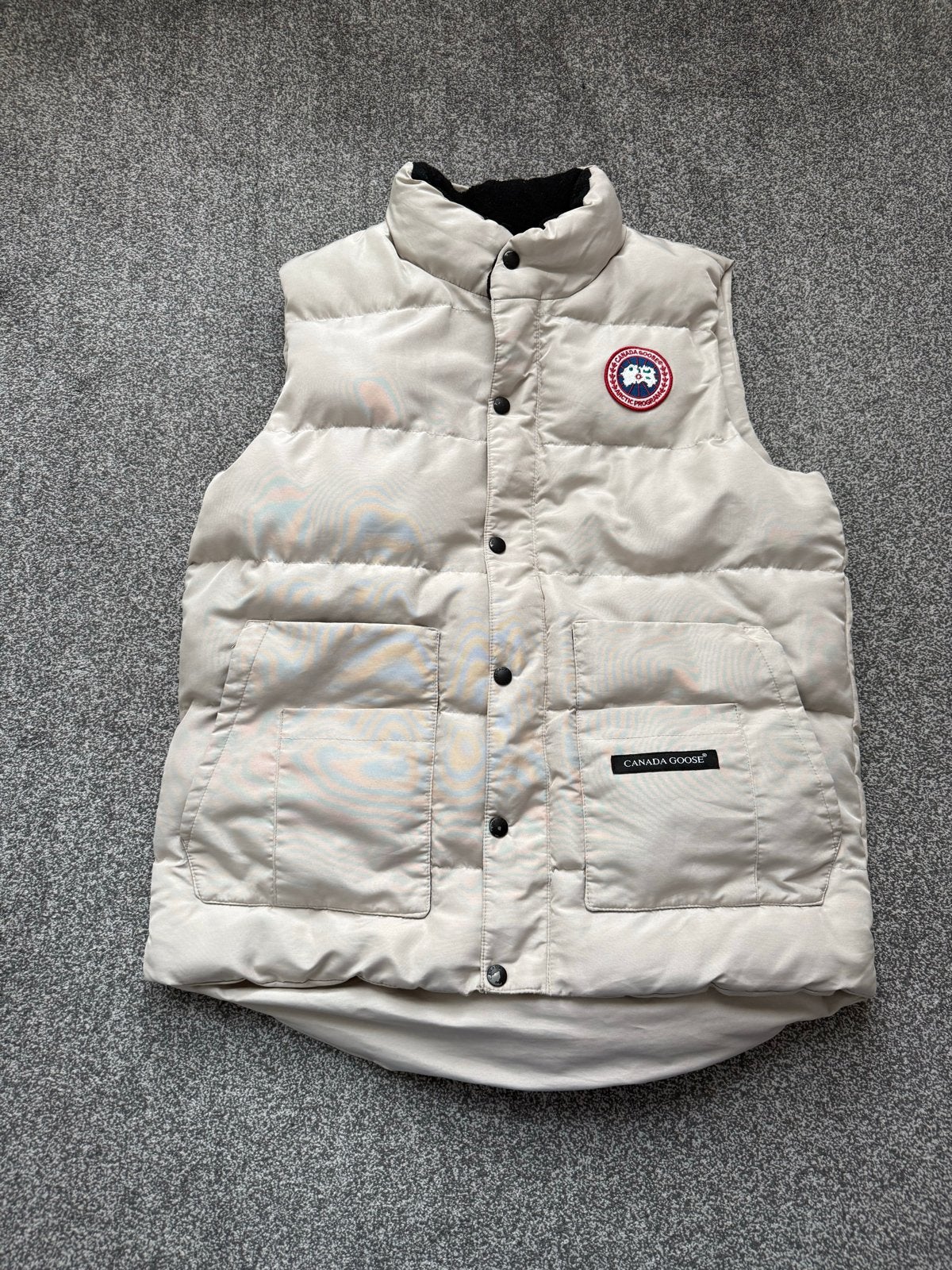 Canada Goose Bodywarmer Maat M, Ophalen of Verzenden, Gedragen, Maat 48/50 (M), Beige