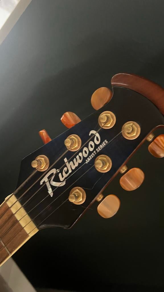 Richwood Artist Serie Western Gitaar - Blauw, Ophalen of Verzenden, Zo goed als nieuw, Western- of Steelstringgitaar