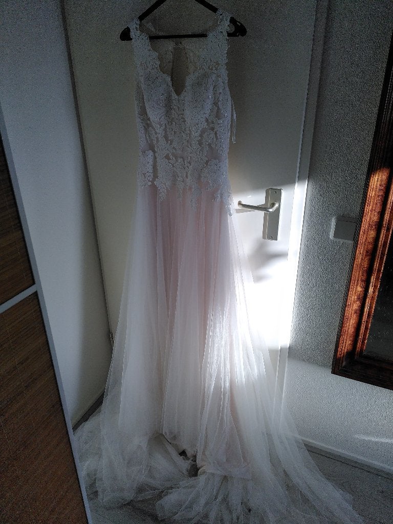 Bruidsjurk, Kleding | Dames, Trouwkleding en Trouwaccessoires, Zo goed als nieuw, Trouwjurk, Wit, Ophalen of Verzenden