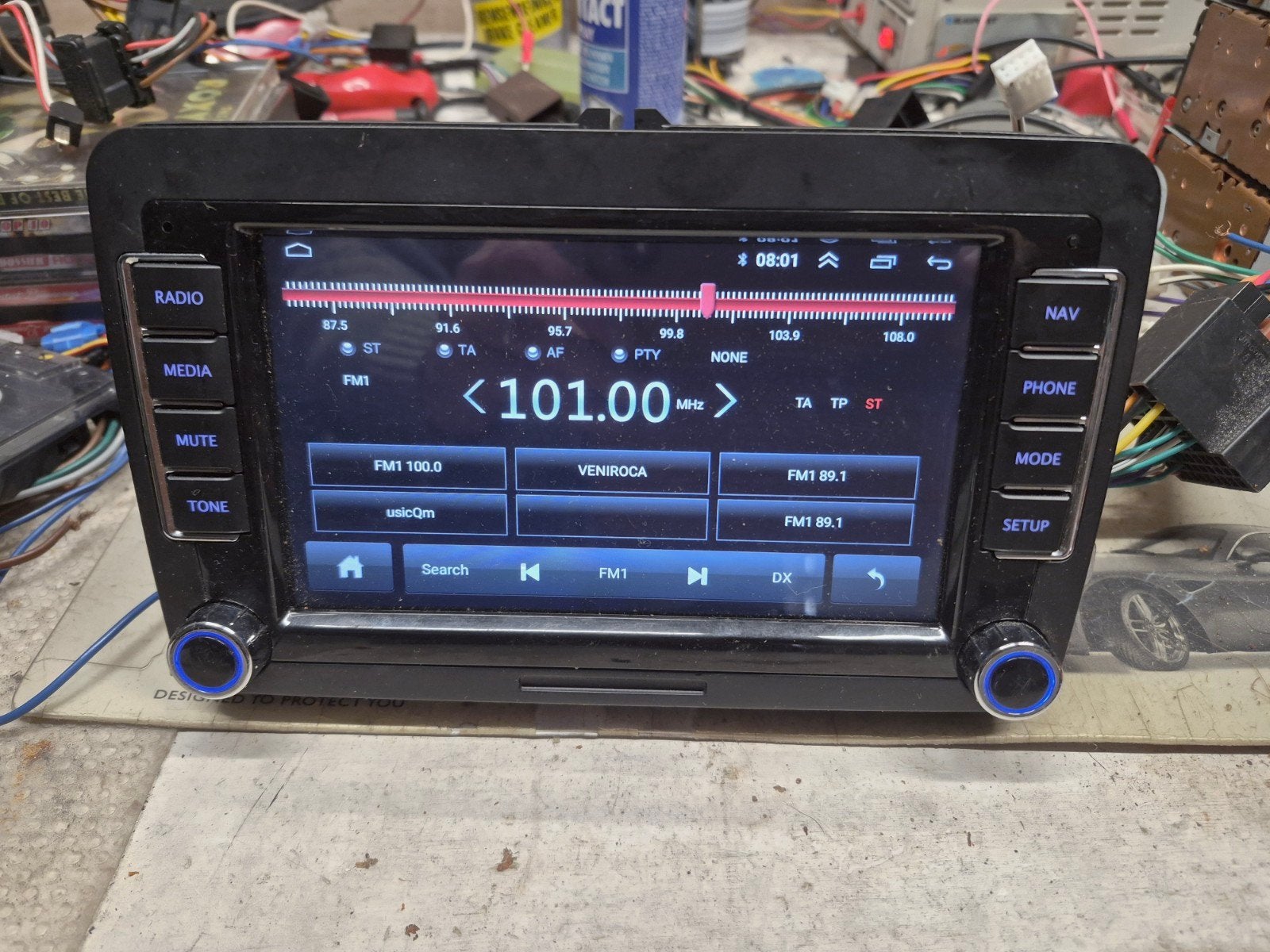 VW radio, Ophalen of Verzenden, Gebruikt
