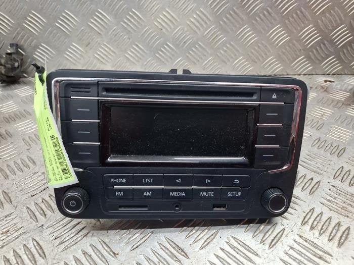 Radio CD Speler van een Volkswagen Polo, Gebruikt, -, Volkswagen, -