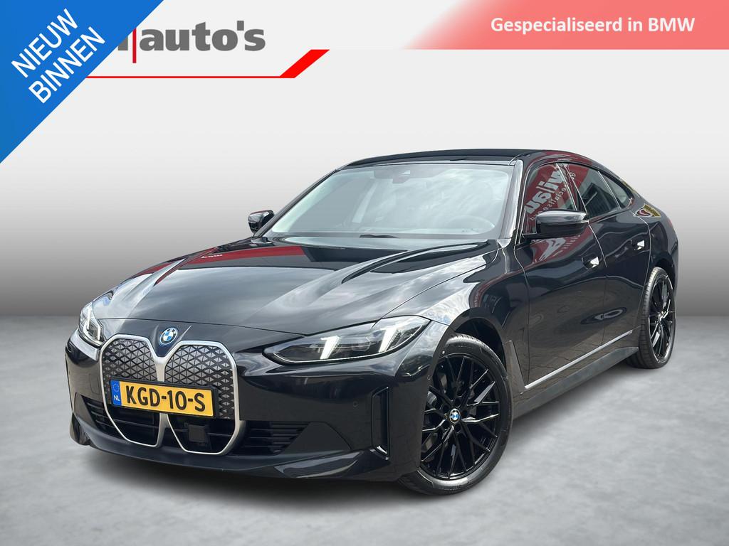 BMW i4 eDrive35 70 kWh, Auto's, BMW, Gebruikt, Zwart, Zwart, 286 pk