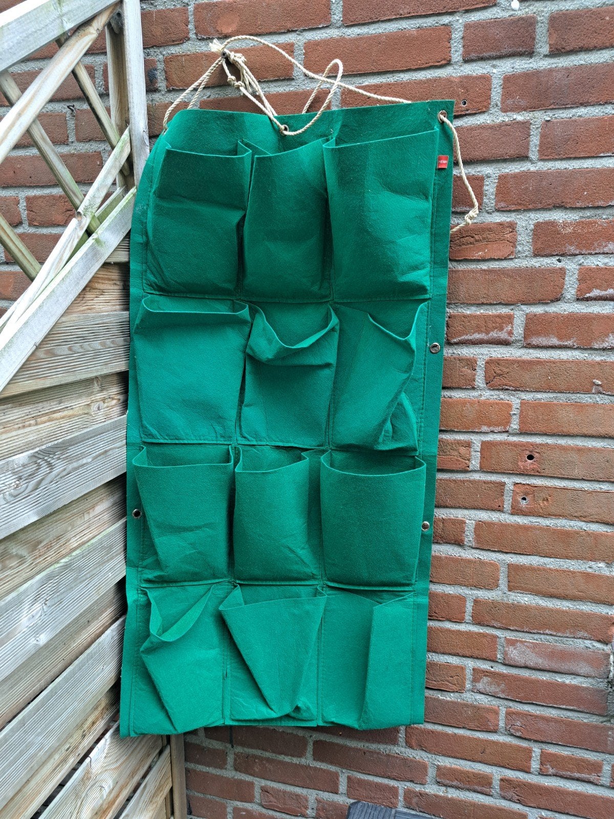 Verticale Tuin Plantenzakken - Groen Vilt 50cm bij 100cm, Overige materialen, Gebruikt, Ophalen of Verzenden, 60 tot 100 cm