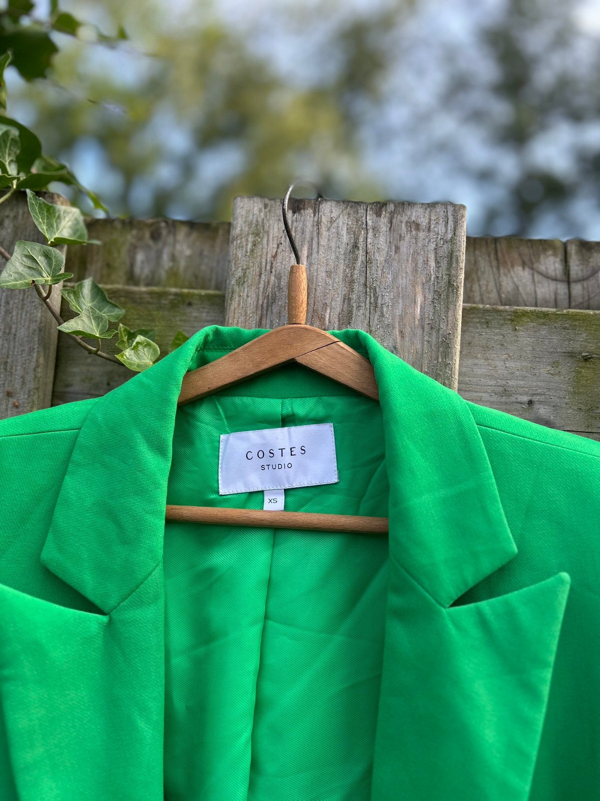 Costes Studio 3-delig pak: blazer, pantalon & rib top XS, Ophalen of Verzenden, Zo goed als nieuw, Maat 34 (XS) of kleiner, Groen