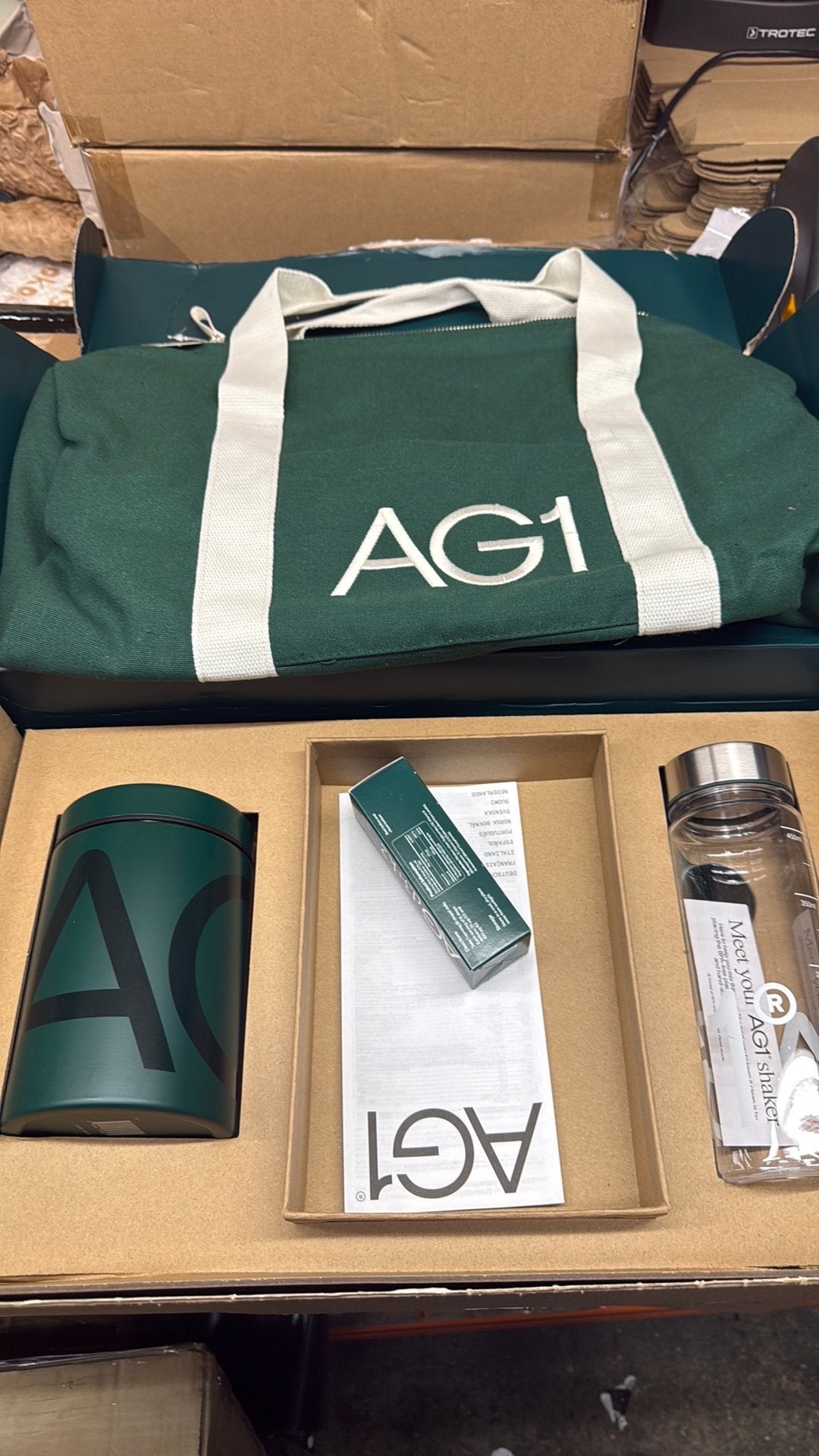 AG1 Starterkit -  Niet compleet -Nieuw in doos, AG1, Poeder of Drank, Nieuw, AG1