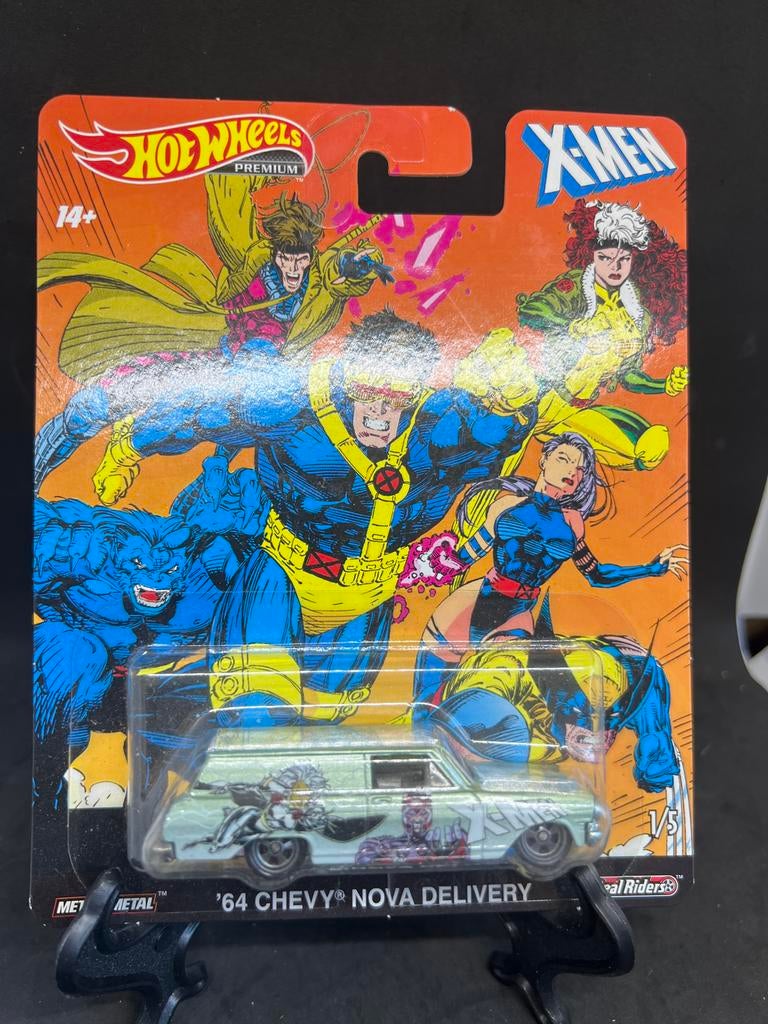 Hot Wheels Premium X-Men '64 Chevy Nova Delivery, Ophalen of Verzenden, Nieuw, Auto