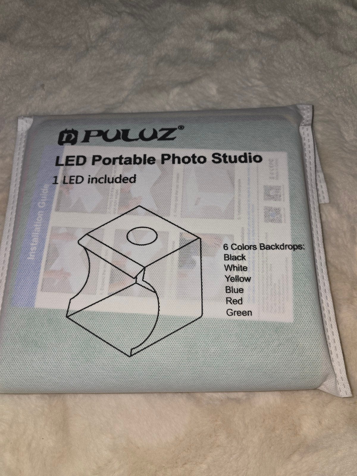 PULUZ LED Draagbare Fotostudio met 6 Achtergronden - Nieuw, Nieuw, Ophalen of Verzenden, Mini fotostudio, Overige merken