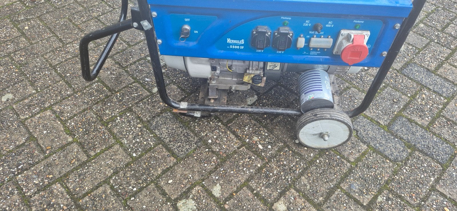 Hercules SE5500 SF Generator - Betrouwbare Stroomvoorziening, Doe-het-zelf en Verbouw, Ophalen of Verzenden, Gebruikt, 5 tot 10 kVA