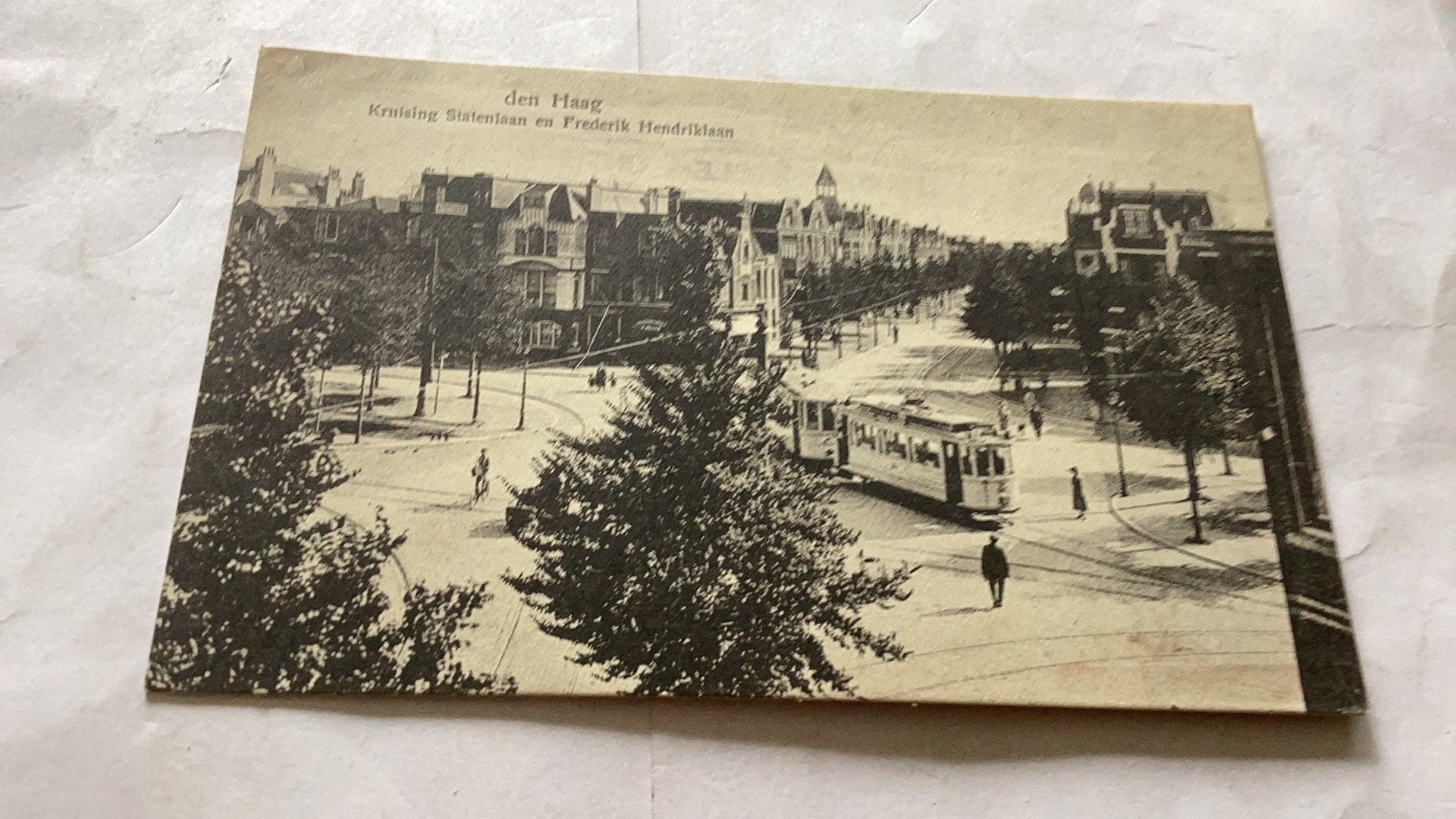Den Haag: Kruising Statenlaan en Frederik, Ophalen of Verzenden, 1920 tot 1940, Gelopen, Zuid-Holland