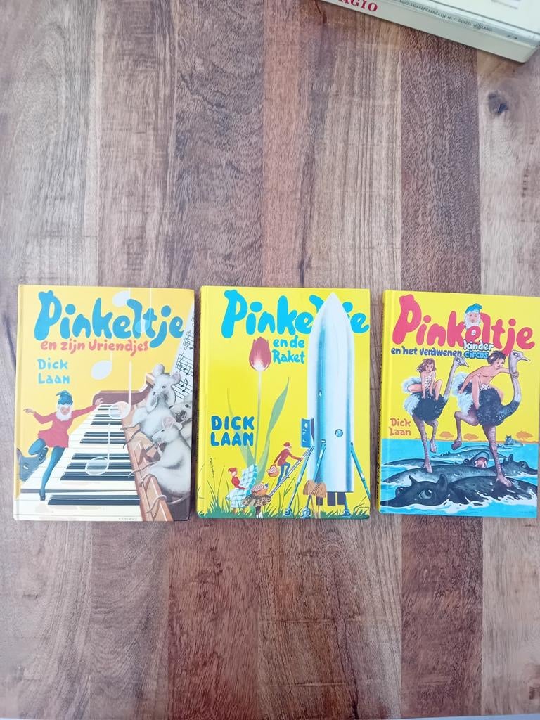 Pinkeltje boeken van Dick Laan, 3 stuks, Ophalen of Verzenden