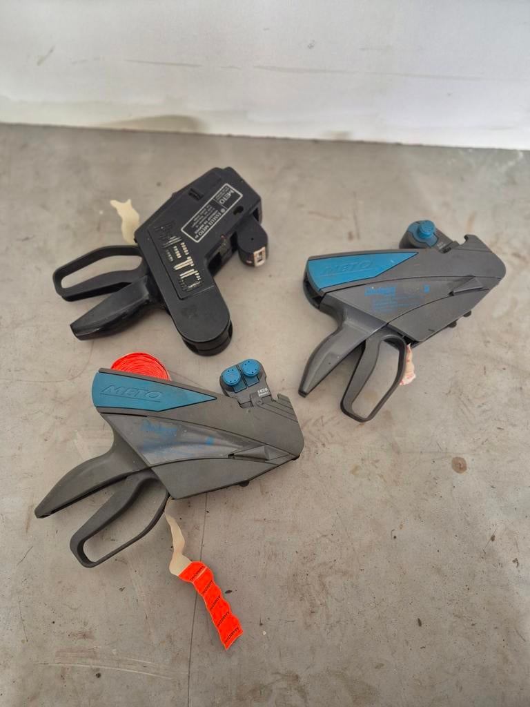 3 x meto prijstang, Ophalen of Verzenden, Meto, Onbekend, Onbekend