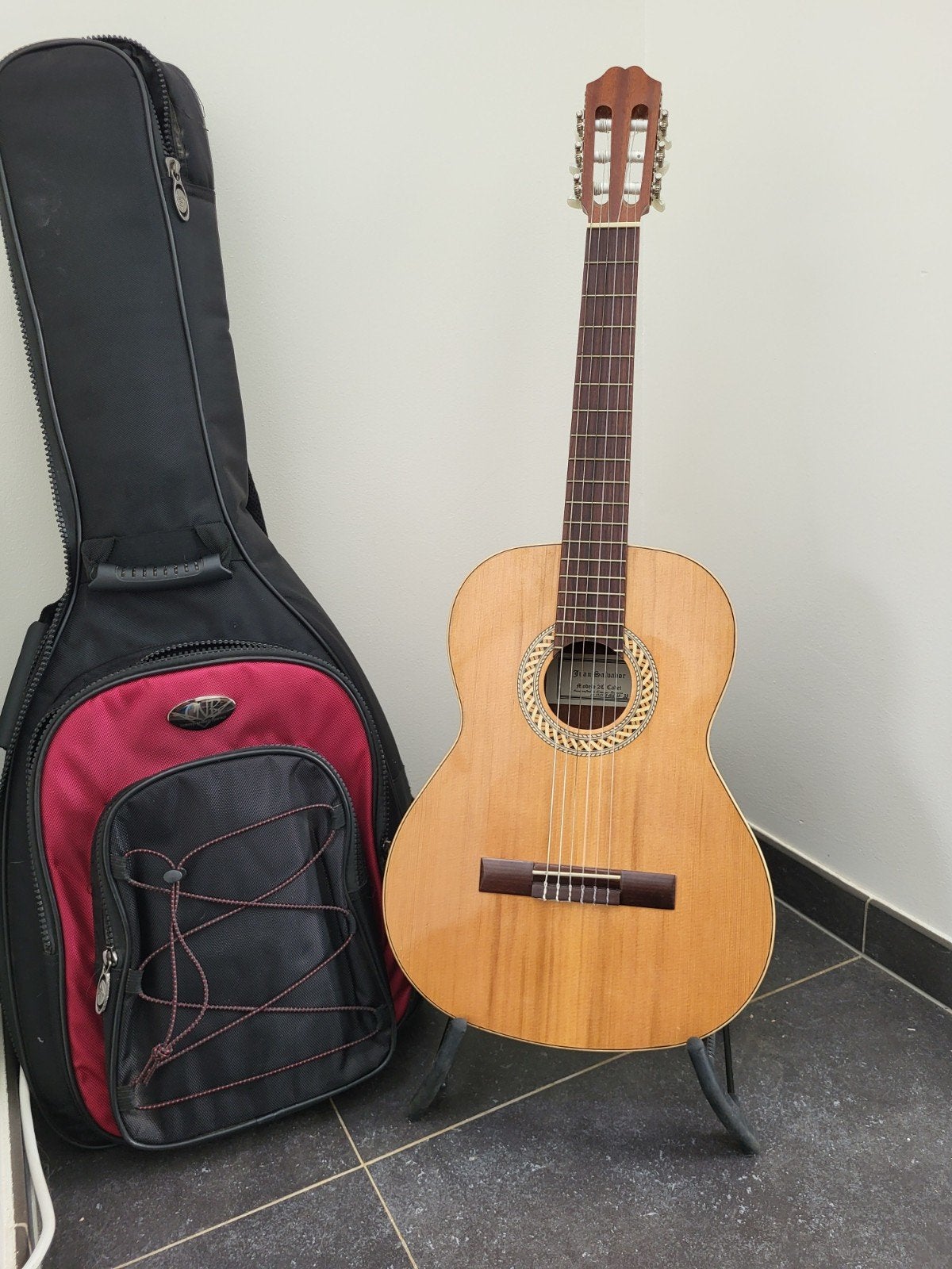 Juan Salvador Modelo 2C Cadet Klassieke Gitaar met hoes, Ophalen