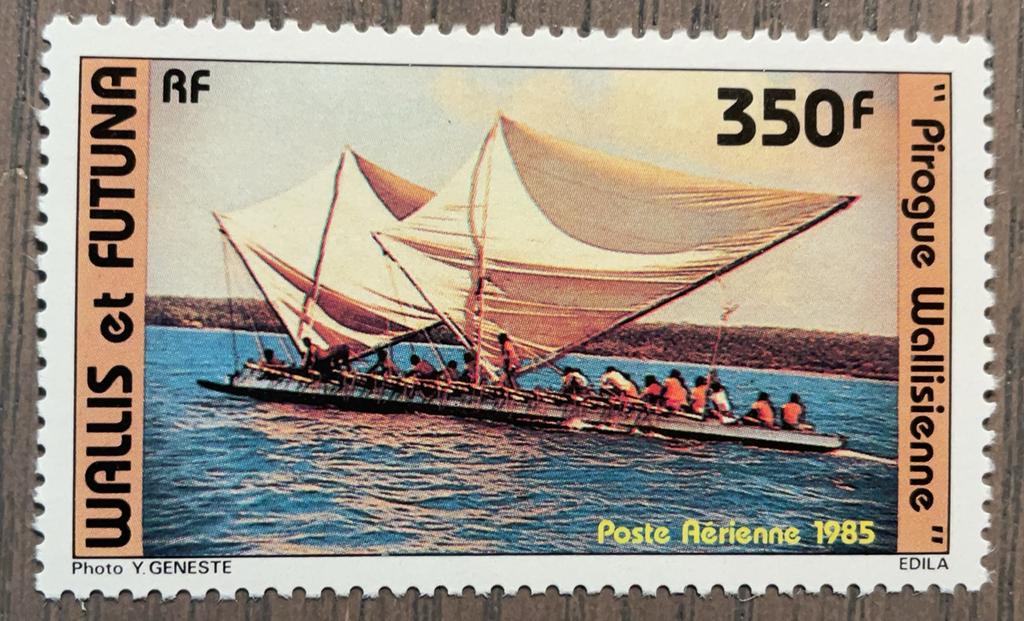 Wallis et Futuna - inheemse zeilboot, Ophalen of Verzenden, Postfris, Overige thema's