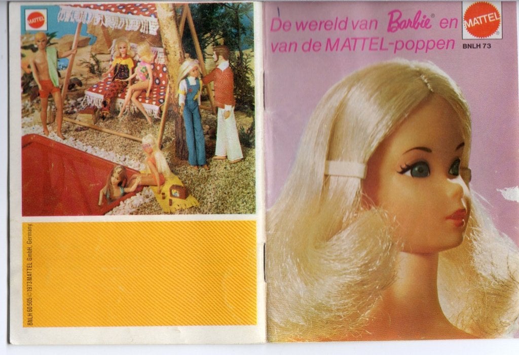 Barbie Reclame Boekjes jaren 70 (4x), Verzamelen, Poppen, Ophalen of Verzenden, Gebruikt, Overige typen