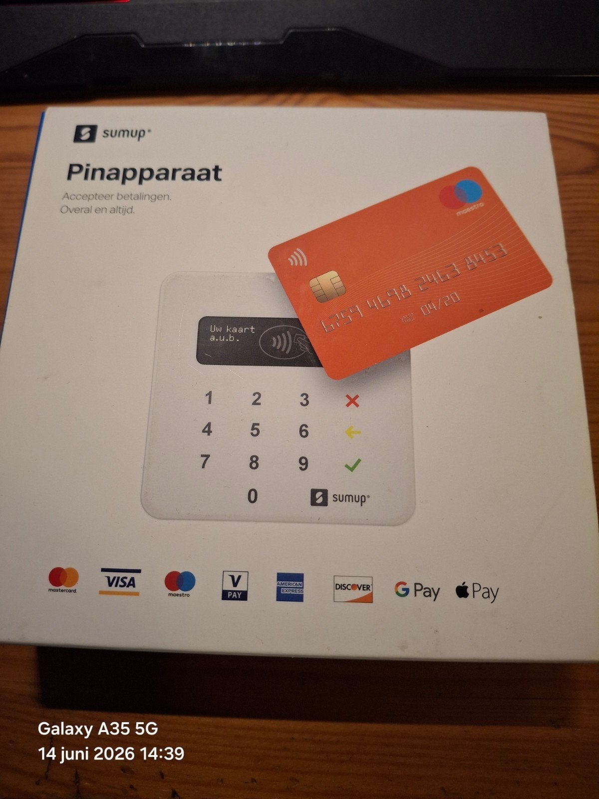 Sumup Pinapparaat - Accepteer overal betalingen, Ophalen of Verzenden