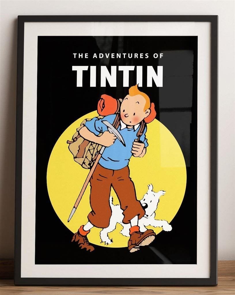 50x70 cm Poster The Adventures of Tintin | Kuifje, Verzenden