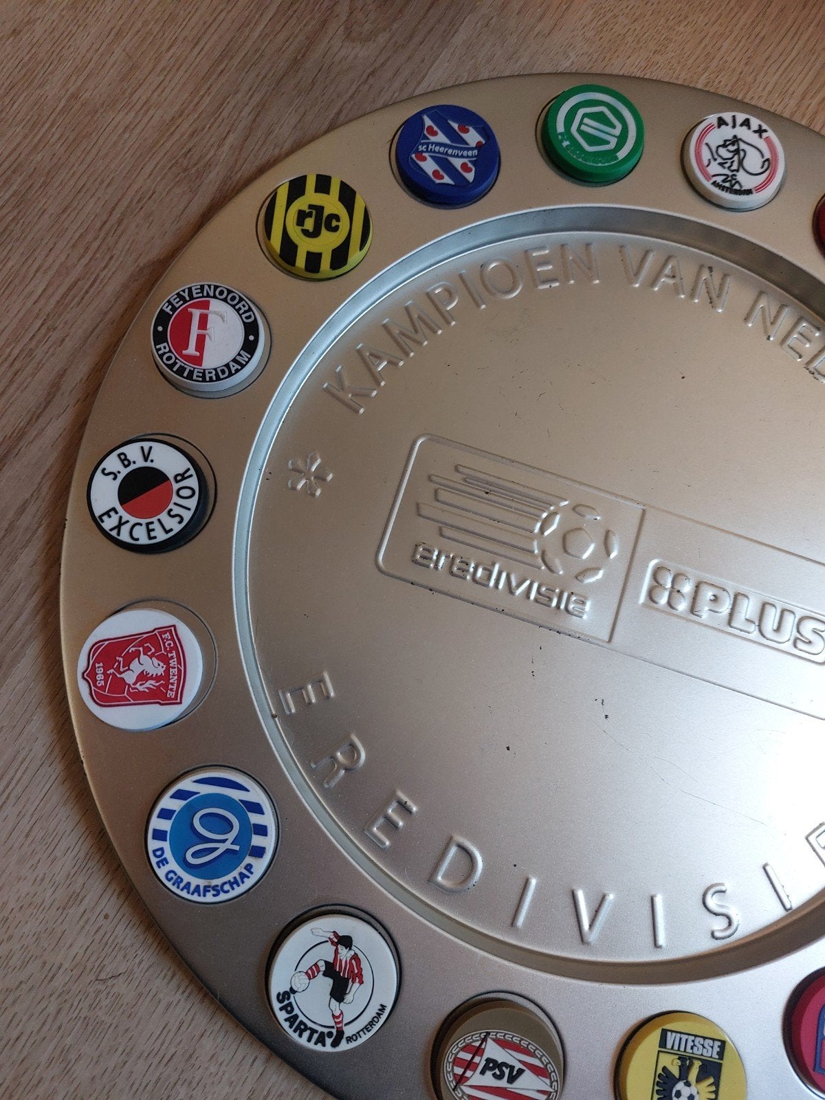 Eredivisie kampioen voetbal schaal met magneten, Lidl, Ophalen of Verzenden