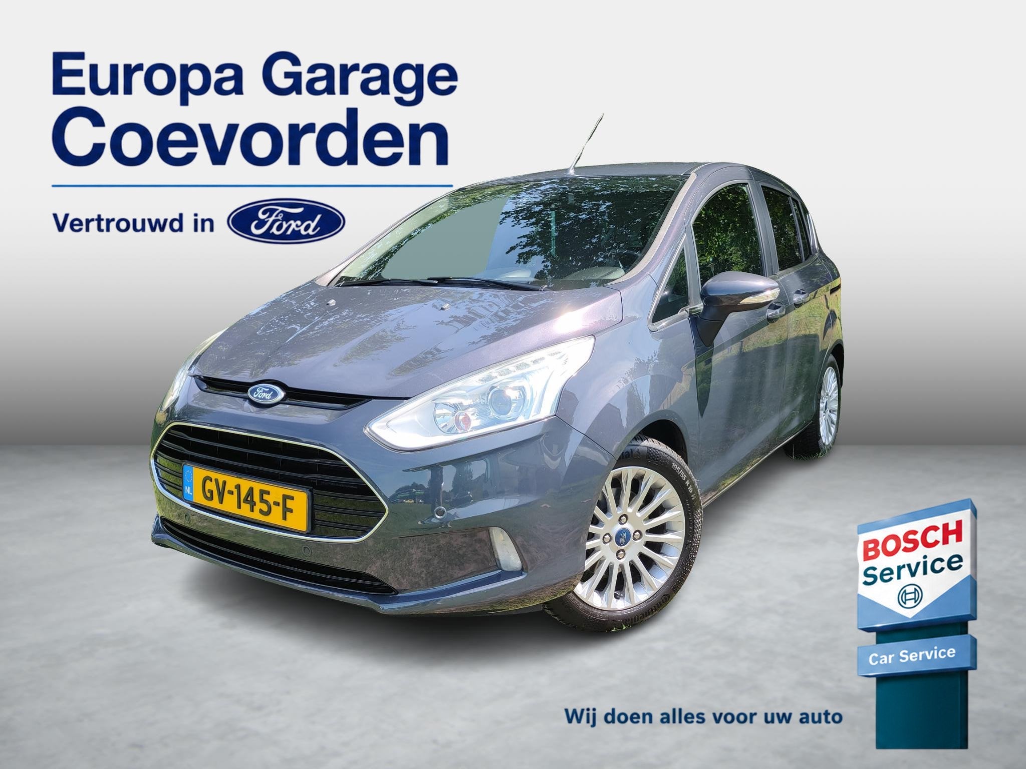 Ford B-Max 1.6 TI-VCT Titanium AUTOMAAT | CLIMA | CRUISE | K, Auto's, Stof, Gebruikt, 4 cilinders, B-Max