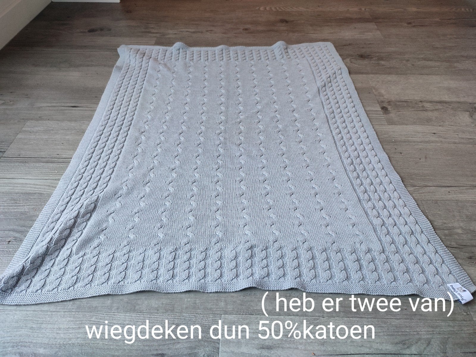 Groot collectie baby's only grijs wafel, Ophalen, Jongetje of Meisje, Wit, Deken of Dekbed