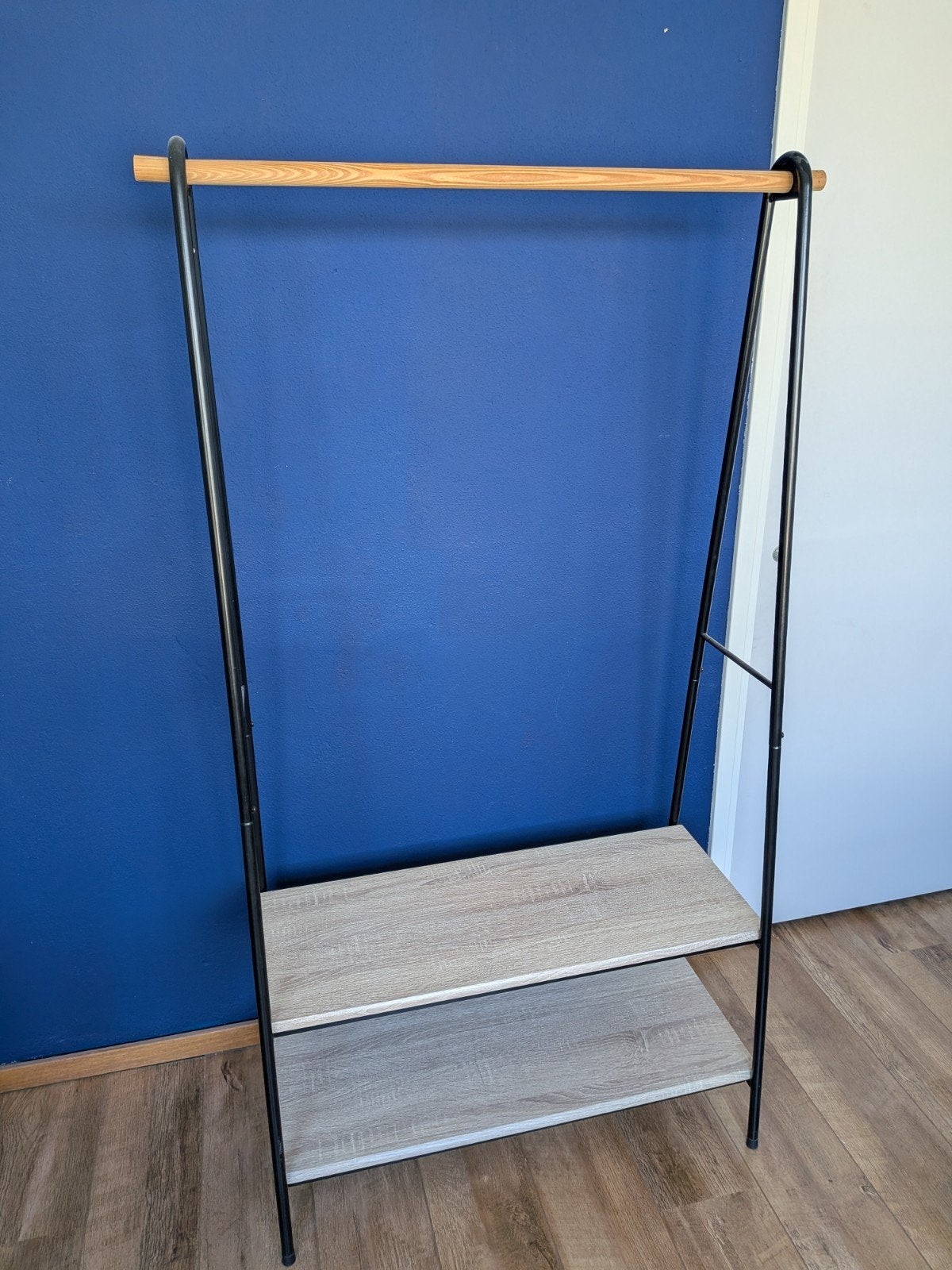 Kledingrek met 2 planken, Kleding | Dames, Ophalen, Gebruikt