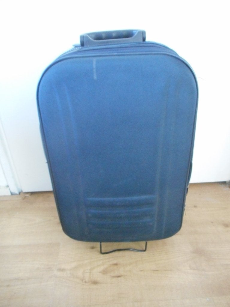 rolkoffer trolley blauw, Sieraden, Tassen en Uiterlijk, Koffers, Overige materialen, Wieltjes, Gebruikt, 50 tot 60 cm