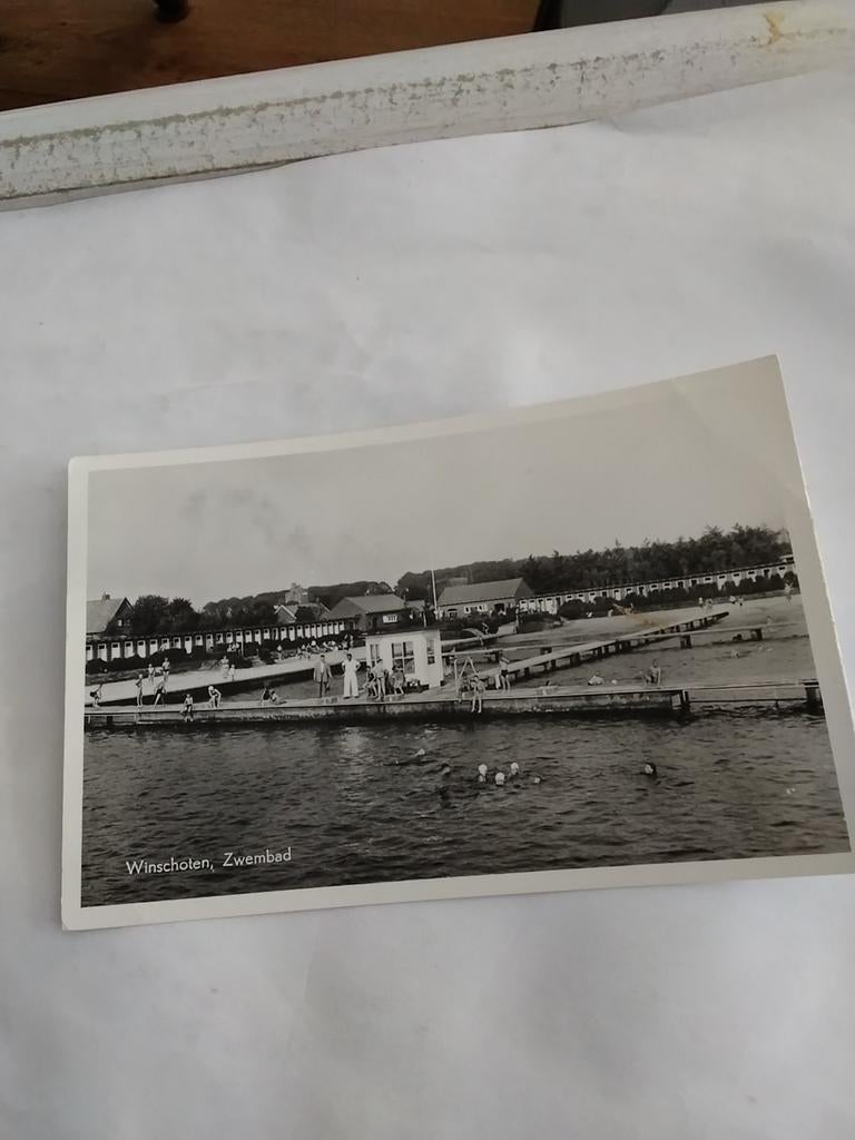 WINSCHOTEN. ZWEMBAD, Ophalen of Verzenden, 1960 tot 1980, Groningen