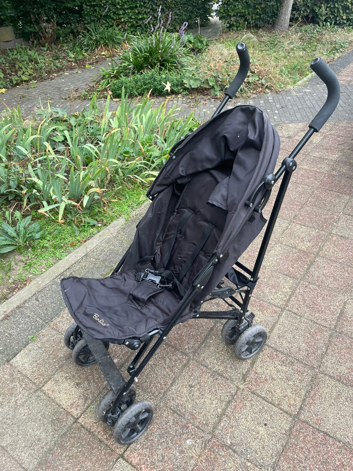 Bambino buggy zwart, Kinderen en Baby's, Ophalen, Gebruikt, Overige merken, Zonnekap