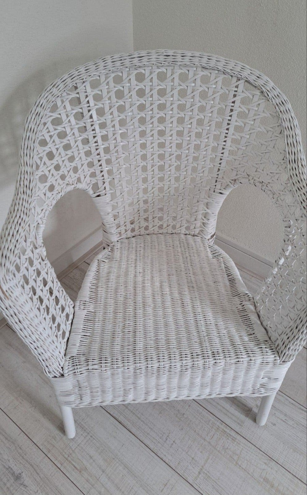 Vintage rotan stoel Ikea, Antiek en Kunst, Curiosa en Brocante, Ophalen