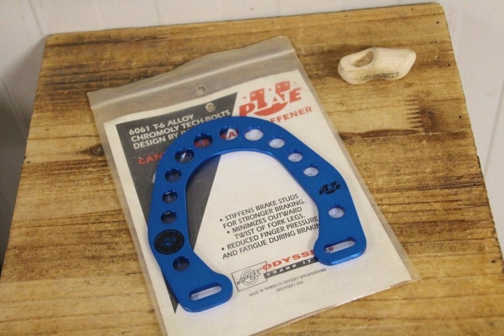 * nos * Odyssey Plate brake booster / MTB / ATB retro blauw, BMX, Overige typen, <S-z, Nieuw