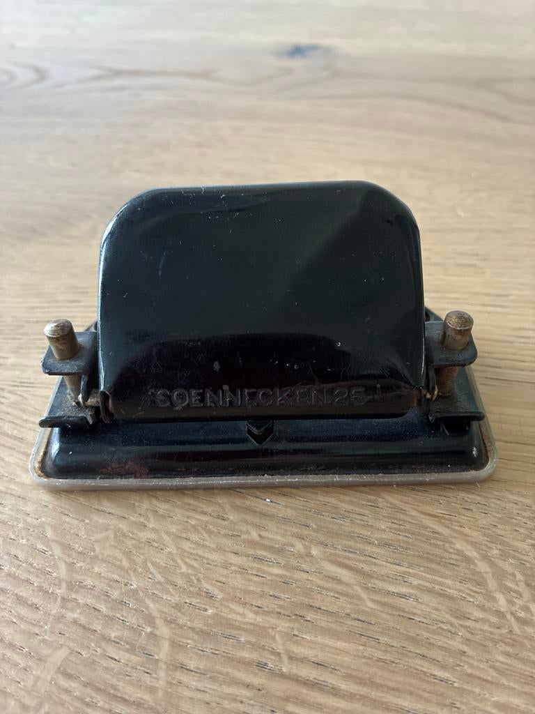 Vintage perforator Soennecken No. 25 – retro kantoor, Antiek en Kunst, Ophalen of Verzenden