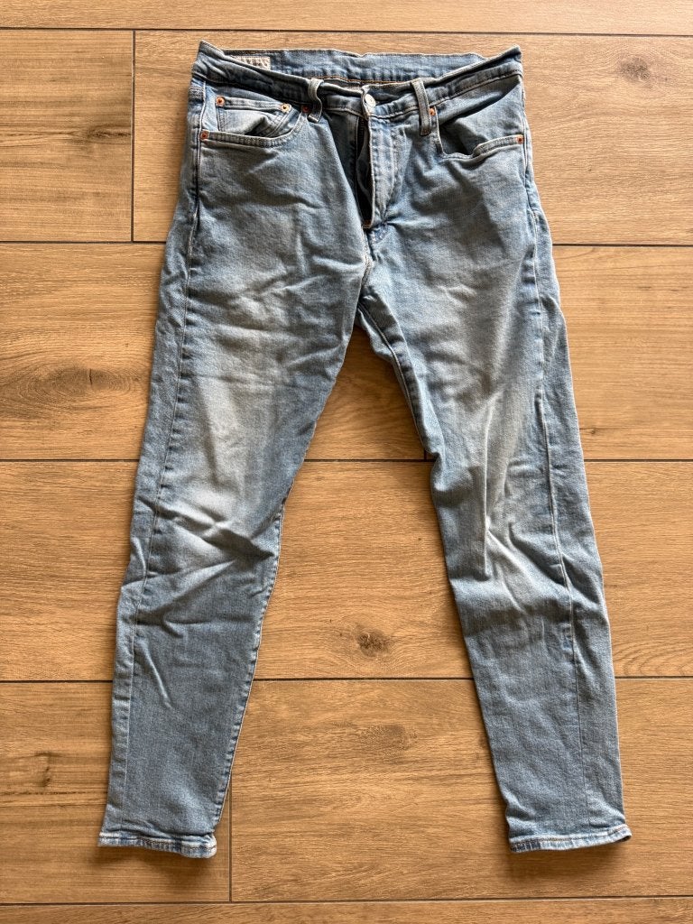 Levi's Strauss 512 Slim Taper Pelican Rust, Kleding | Heren, Ophalen of Verzenden, Blauw, W32 (confectie 46) of kleiner, Levi's