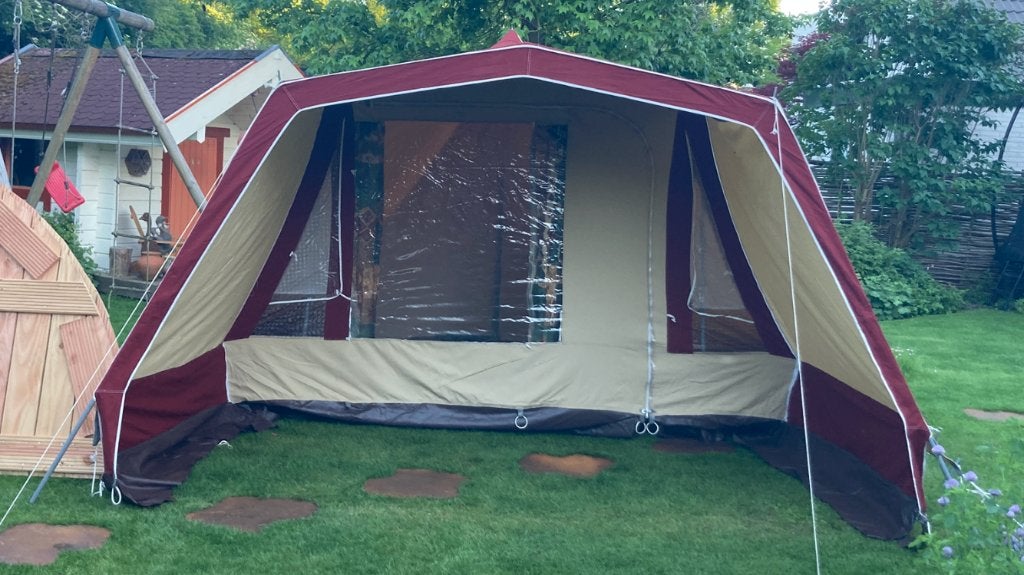 Pyramide tent (vintage), Ophalen, Zo goed als nieuw, Tot en met 4